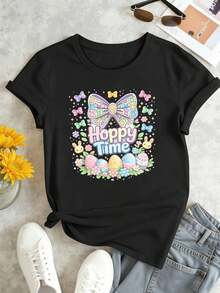 Women T-Shirts - Black - View 2