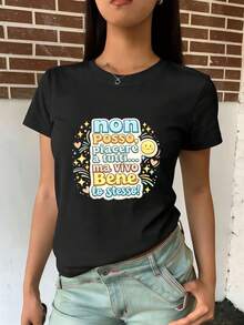 Women T-Shirts - Black - View 2