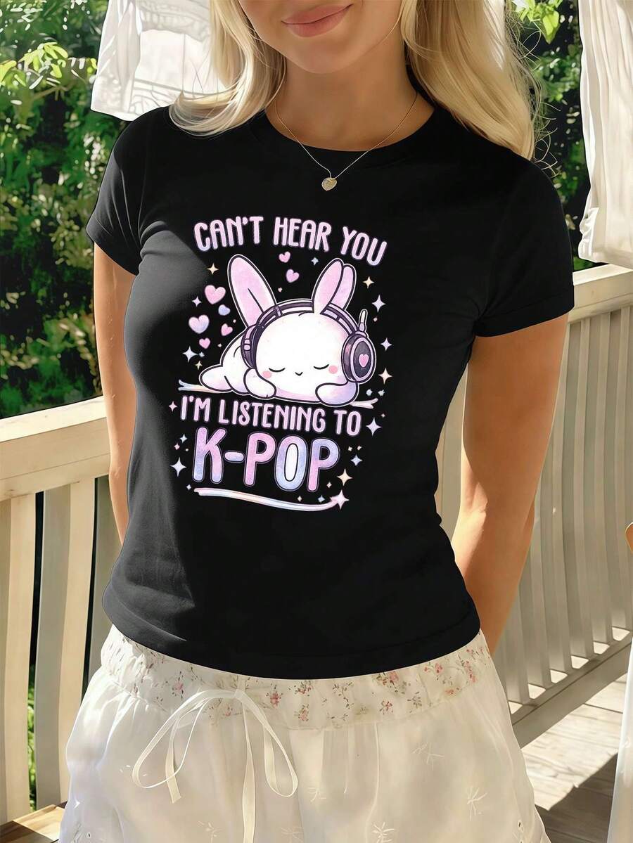 Women T-Shirts - Black - View 1