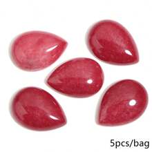 10-2pcs Natural Stone Water Drop Shaped Cabochon Gemstones, For Ring, Bracelet, Necklace, Earring Pendant DIY Jewelry Making Decoration - Spar Interface - View 19