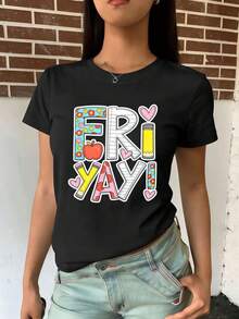 Women T-Shirts - Black - View 2