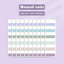60/120/240 piezas de notas adhesivas de colores para cuadernos, organización de archivos, planificadores, pegatinas y otros escenarios de oficina y estudio - Varios estilos - Ver 7