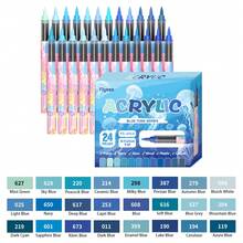 1pc 96/48/36/24/12 Skin Tone Liquid Brush Pens, Nail Art Markers, Skin Tone Watercolor Markers, Ceramic Markers, Body Painting DIY Pens, Waterproof Acrylic Markers, Soft Tip Watercolor Brushes For Professional Art Drawing - Straight Liquid Marker - View 32