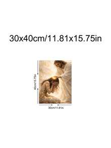 1pc Christian Art, Bible, Religious, Healed By Him,Touching The Hem Of Jesus' Garment Poster,Festival Gift,Suitable For Bedroom,Living Room,Wall Arts,Wall Decor,Home Decor,Room Decor, Canvas Wall Art, Posters, Wall Art With Frame, Optional Frame ﻿ ﻿ - 1PCS - View 23