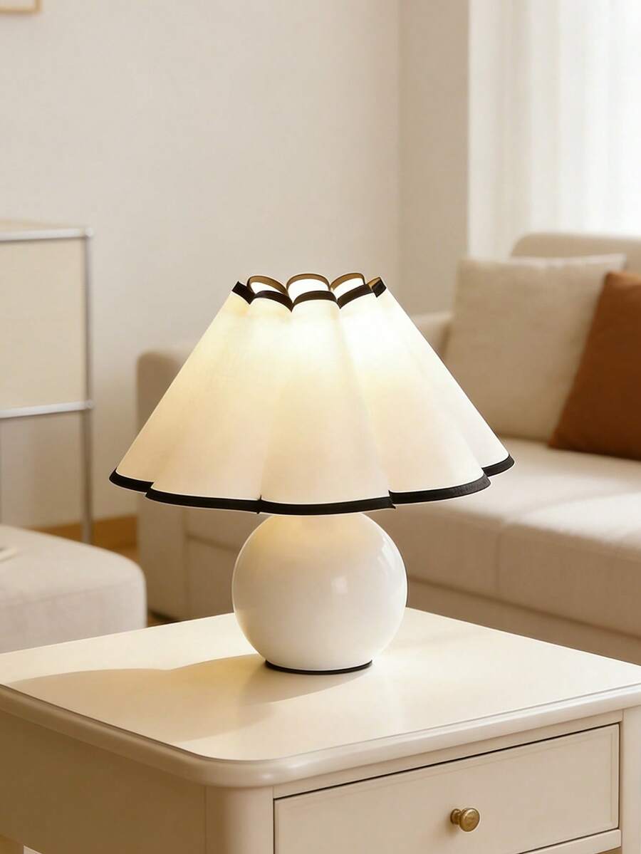 1pc USB Powered Minimalist Desk Lamp, Modern Retro Creative Elegant Decor Lamp, Suitable For Bedroom Bedside, Room Tabletop - Multicolor - View 1