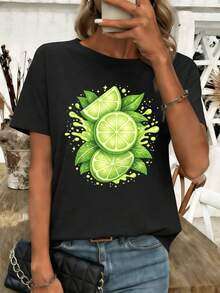 Women T-Shirts - Black - View 1