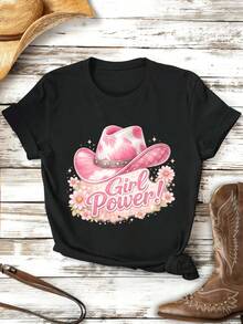 Women T-Shirts - Black - View 2