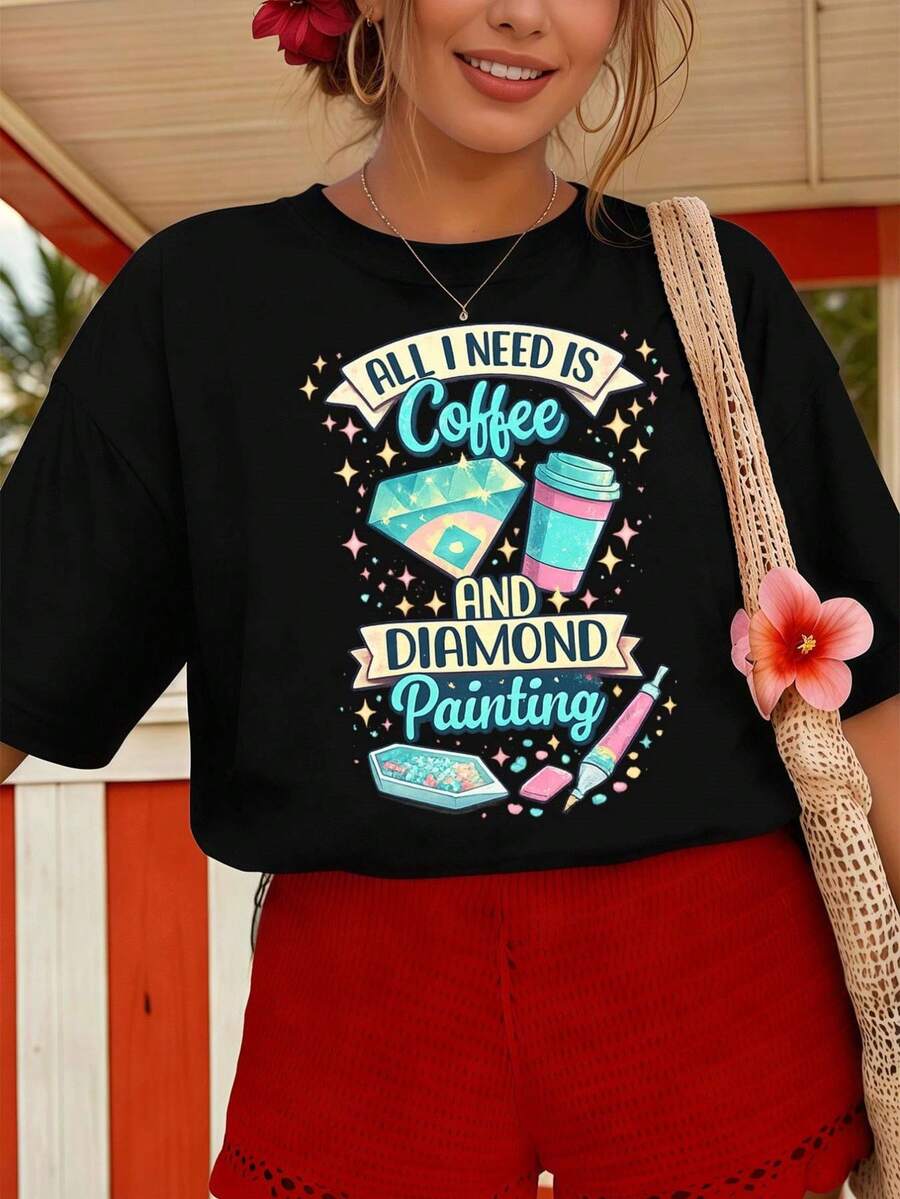 Women T-Shirts - Black - View 1