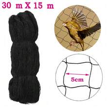 30 *15M Anti Bird Netting Heavy Duty Net Strong Cat Garden Protection Mesh Tools - black color - View 2