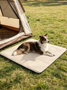 1pc Minimalist Solid Color Pet Sofa Pad, Scratch-Resistant & Stain-Resistant, Suitable For Cats & Dogs All Seasons, Washable & Machine Washable, Pet Sofa Protector - Beige - View 4