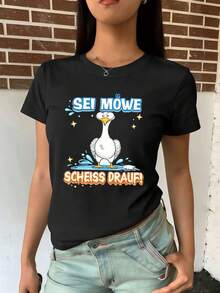 Women T-Shirts - Black - View 2