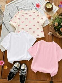 Young Girls T-Shirts - 紅色 - 查看 2