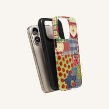 Una elegante funda para teléfono que no incluye cordón ni soporte. Funda para teléfono a la moda con os de collage a prueba de golpes, diseño vintage, interesante y artístico de mariquita y collage floral, compatible con 17 16 15 14 Pro Plus 13 12 11. Regalo de primavera, cumpleaños. - Multicolor 3 - Ver 3