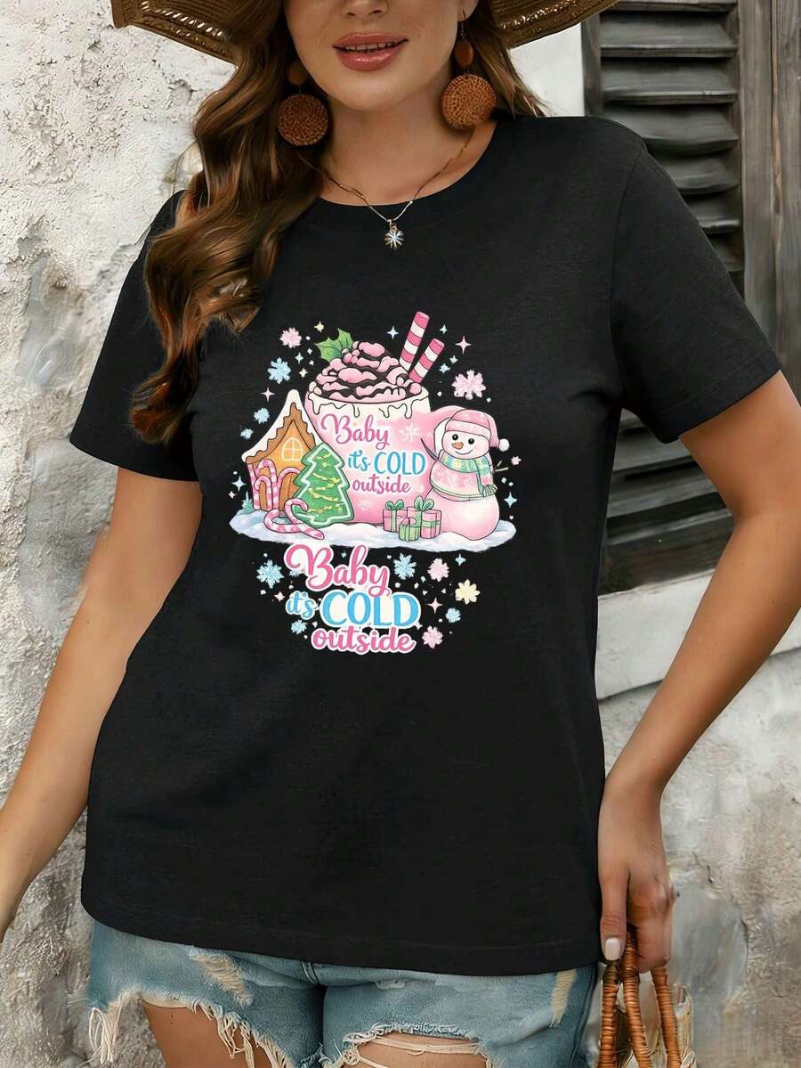 Women T-Shirts - Black - View 1