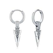 2 đôi bông tai hình kiếm dành cho nam, trang sức phong cách Gothic thời trang, quà tặng. - Bông tai hình kiếm - Xem 13