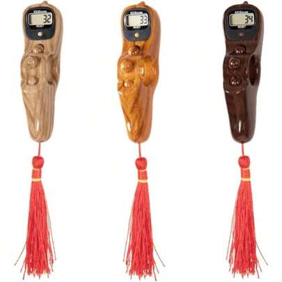 3 Pieces Portable Handheld Digital Beads Counter, Prayer Digital Finger Counters, Digital Tasbih Electronic Rosary Tally Counter, For Meditation, Relaxation, Muslim Prayer