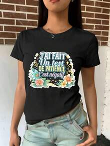 Women T-Shirts - Black - View 2