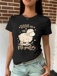 Women T-Shirts - Black - View 2