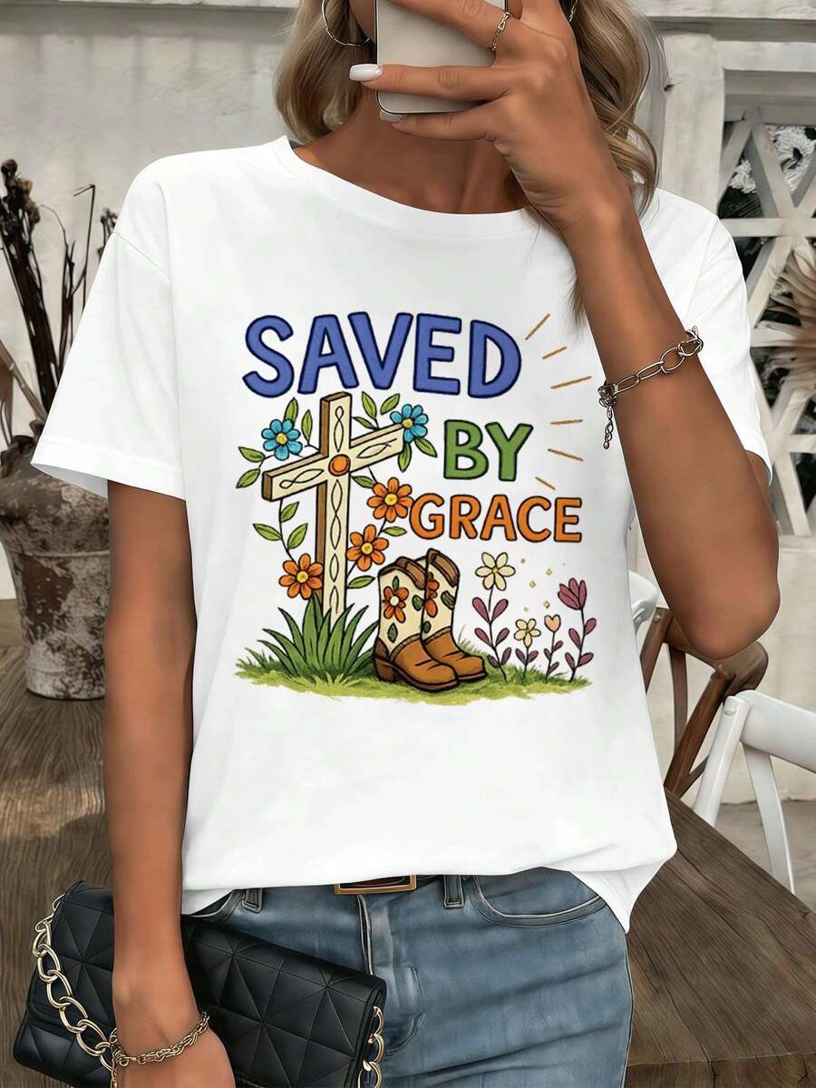 Women T-Shirts - White - View 1