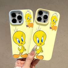 Tweety Bird Character Phone Case Compatible With  17  16 Pro Max  15 Pro Max  13 And  12 Made Of TPU Material Lightweight And Durable Providing Shock And Drop Protection A Fun Gift For Family Friends Loved Ones Boyfriends/Girlfriends And For Holidays - 黃色 - 查看 3