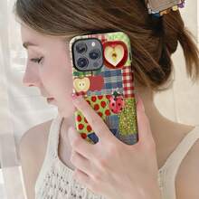 Una elegante funda para teléfono que no incluye cordón ni soporte. Funda para teléfono a la moda con os de collage a prueba de golpes, diseño vintage, interesante y artístico de mariquita y collage floral, compatible con 17 16 15 14 Pro Plus 13 12 11. Regalo de primavera, cumpleaños. - Multicolor 3 - Ver 5