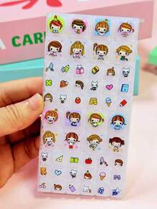 3D/DIY Sticker Cubes & Grids Activity Book, Handmade Reward Puzzle Notebook, Scrapbooking Decoration For Pencil Case, Envelope, Gift Box, Photo Frame - Multicolor - View 14