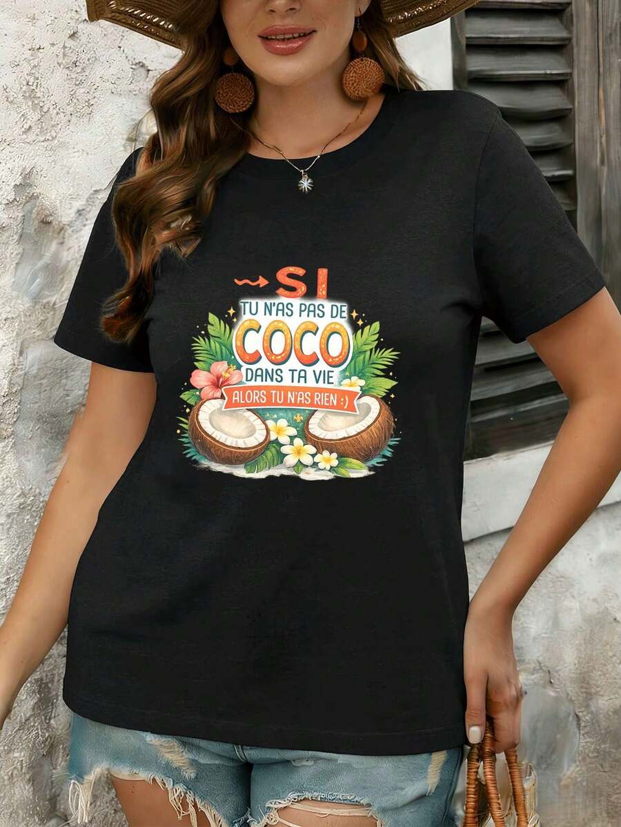 Women T-Shirts - Black - View 1