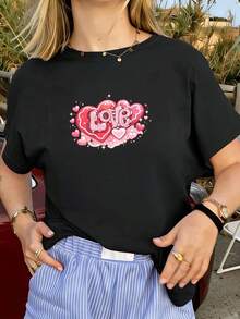Women T-Shirts - Black - View 1