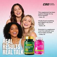 Bum Support Gummies For Women, NAD+ Supplement ,BBL Vitamin A, Vitamin C, Vitamin E, Vitamin B-6, Resveratrol, Chaste Tree Berry Extract, Vitamins And Supplements, Easy To Chew, Ideal Gift, Local Warehouse, Trusted Formula, Packaging May Vary - Kẹo dẻo màu hồng hoàn hảo - Xem 5