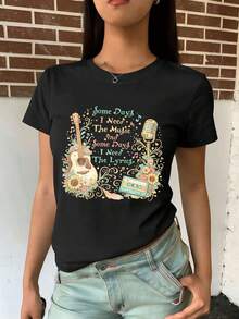 Women T-Shirts - Black - View 2