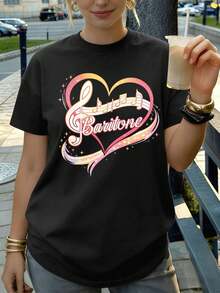 Women T-Shirts - Black - View 1