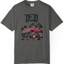 Dad Monster Truck Shirt, Monster Truck Dad Shirt, Truck Jam Family Birthday Party Shirt, Monster Tru - màu đen - Xem 1
