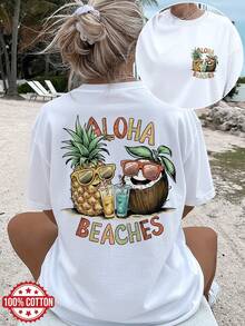 Women T-Shirts - White - View 1