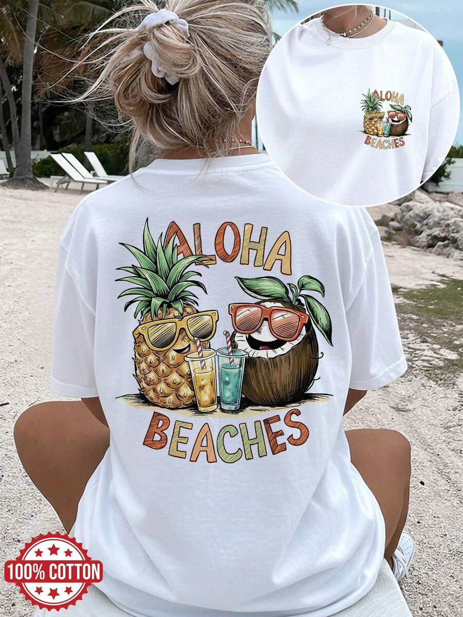 Women T-Shirts - White - View 1