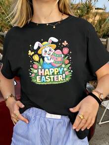 Women T-Shirts - Black - View 1