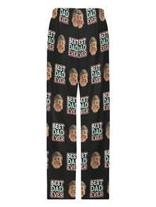 Personalized His & Hers Pajamas With Custom Pet Face Print - The Perfect Gift For Christmas, Thanksgiving, Halloween, Anniversary & Valentine's Day - Multicolor - View 4