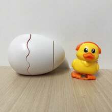 New Bouncing Egg Cute Animal Toy With Spring Control Device, Adorable Design, Perfect For Entertaining Children. It's A Creative And Fun Children's Toy, Durable And Drop-Resistant, Made Of High-Quality Materials. This Is A Toy Suitable For Parent-Child Interaction. - 彩色 - 查看 12