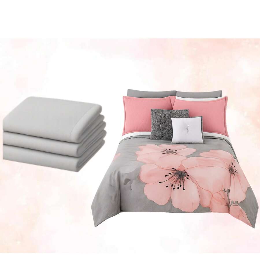 Sleep Better Tonight: Complete Comforter And Sheet Set BEAUTTY HOME - AURORA - View 1