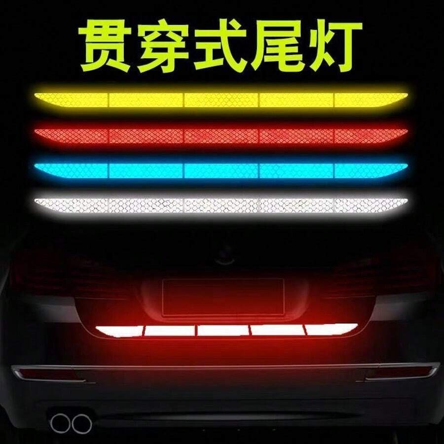 5 miếng dán phản quang cảnh báo giấu kín trong cốp xe ô tô - A - Xem 1