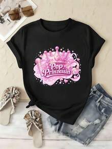 Women T-Shirts - Black - View 2