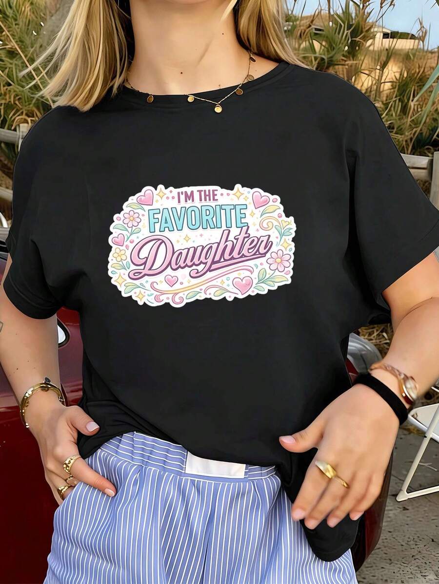 Women T-Shirts - Black - View 1