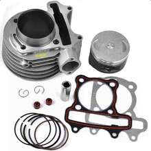Kit de Cilindro Completo 150cc Compatible Italika DS150 / WS150 – Potencia y rendimiento renovado - Gris Claro - Ver 9