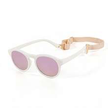 1 pieza Gafas de sol de moda para bebé/niño pequeño, marco suave de TPEE cómodo para bebés, gafas de sol polarizadas TAC antirreflejo y casuales lindas para niños y niñas de 0 a 2 años - Bebé tamaño pequeño - Ver 27