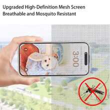 The Encrypted High-Transparency Mesh Fabric Features Fine Holes That Effectively Repel Mosquitoes While Allowing Natural Light To Pass Through, Ensuring The Room Remains Bright And Airy Without Feeling Oppressive. - Screen Windows - View 6