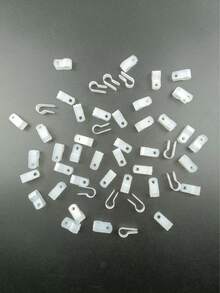 50 piezas (R6.4/R8.4/R10.4/R16/R19) Clips de gestión y organización de cables/enredaderas/tuberías/decoración navideña, sujetadores organizadores de cables - 8.4R (50 piezas) - Ver 7