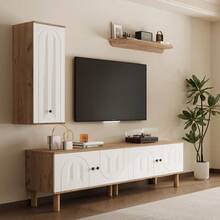 Television Stands & Entertainment Centers - White - View 3