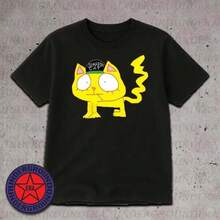 Wifiskeleton Suburban Daredevil Album Scaredy Cat T-Shirt Tee     Wifiskeleton Merch Nettspend OsamaSon Jaydes Xaviersobased - 黑色 - 查看 7