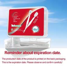 1 Hộp 20 Bàn Chải Đánh Răng Không Cần Nước Cầm Tay, Tích Hợp Kem Đánh Răng Ngọc Trai Tươi Mát, Chăm Sóc Răng Miệng Đa Chức Năng Tiện Lợi - Nhiều màu - Xem 2