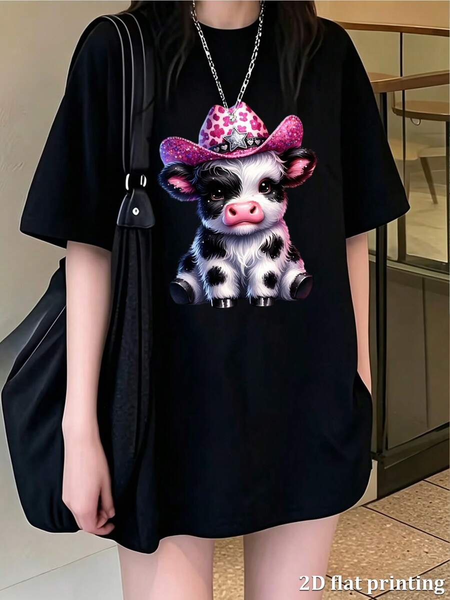Women T-Shirts - Black - View 1
