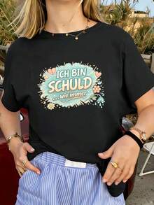 Women T-Shirts - Black - View 1